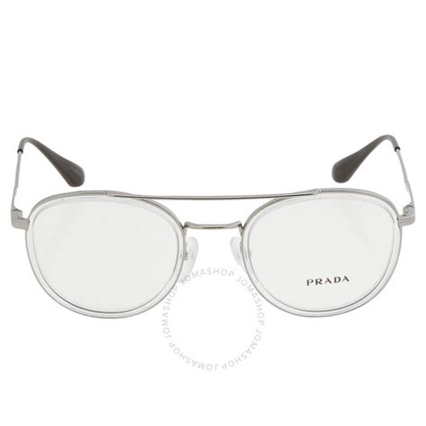 prada 66xv|Prada Demo Aviator Men's Eyeglasses PR 66XV 07A1O1 49.